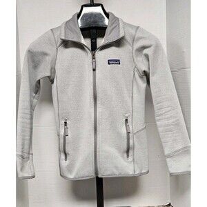Patagonia Women's Full Zip Gray Stretch Jacket Size XSmall Comfort Lightweight